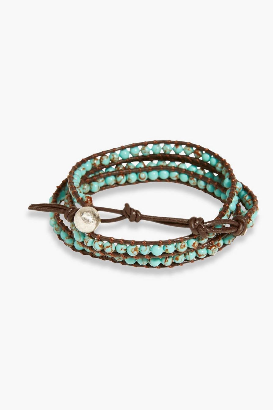 turquoise wrap bracelet